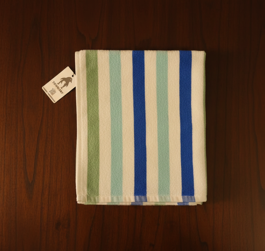 Blue Stripes Hand Towel