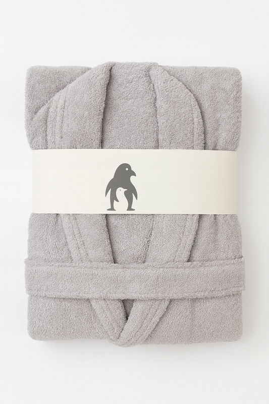 Terry Grey Bathrobe