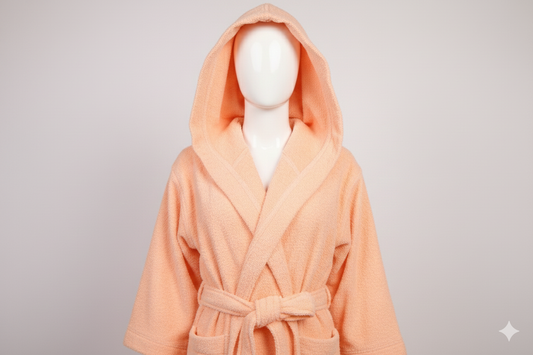 Terry Peach Bathrobe