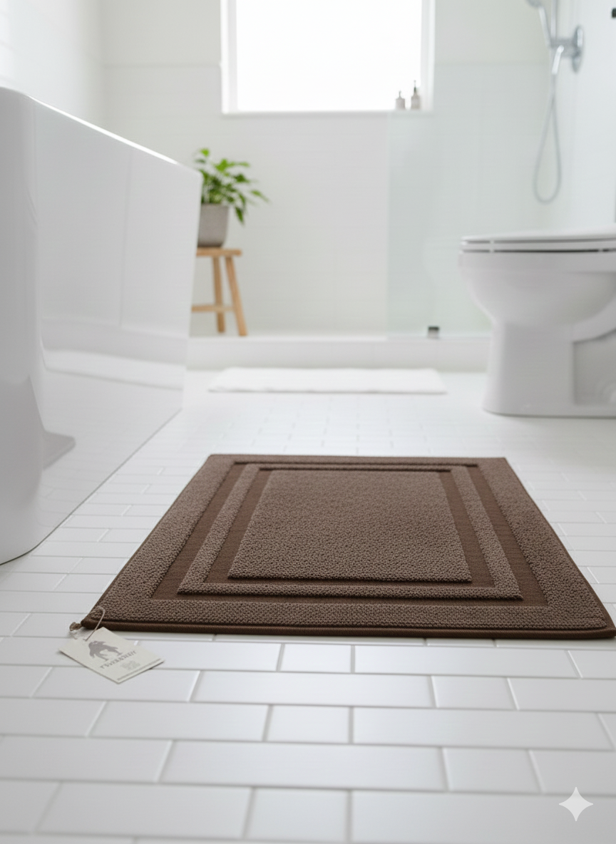 2-Grid Bath Mats